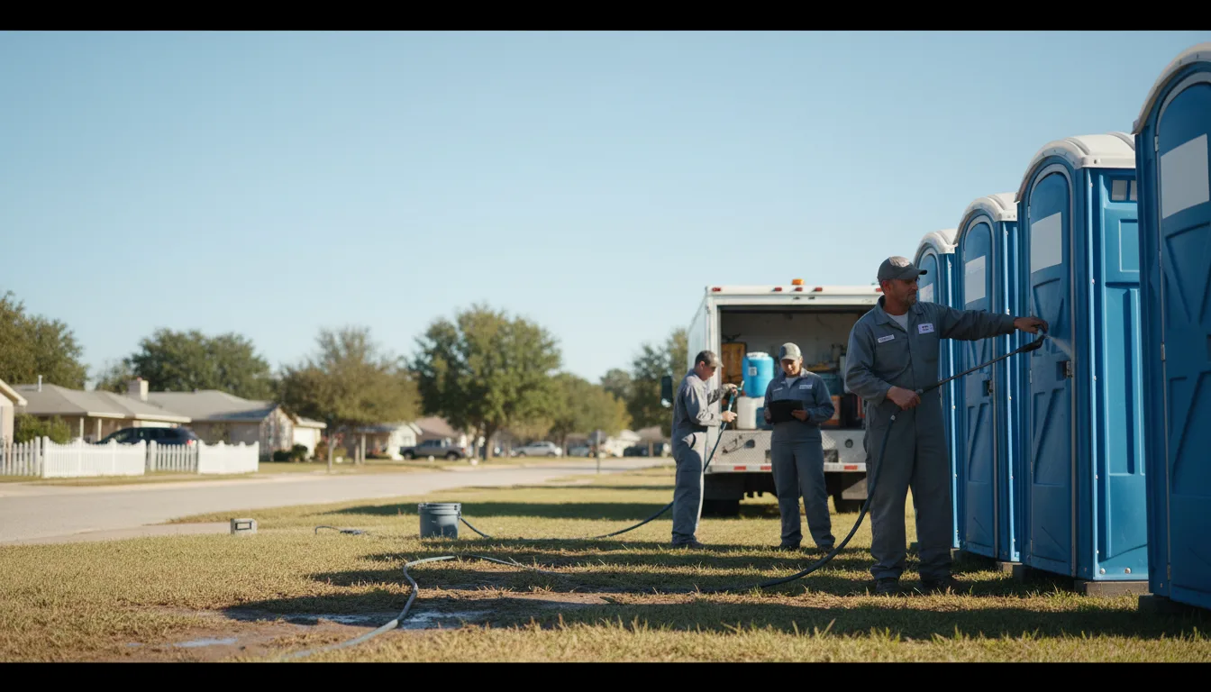 Long-Term Portable Toilet Rental in Simms, TX near me